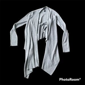 Gray Merino Wool blend Athleta waterfall cardigan